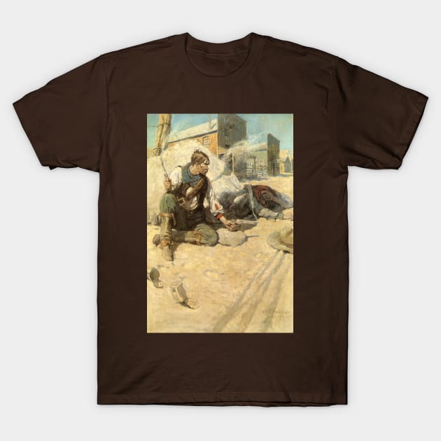 Hopalong by NC Wyeth T-Shirt by MasterpieceCafe